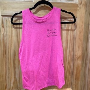 Pink athletic top